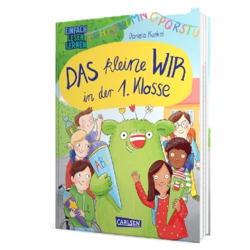 Buchcover und Innenansicht für das Buch: Das kleine WIR in der 1. Klasse