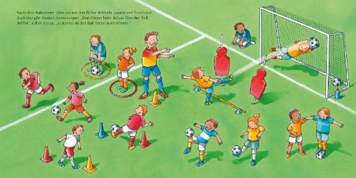 Buchcover und Innenansicht für das Buch: LESEMAUS 102: Ich hab einen Freund, der ist Fußballtrainer