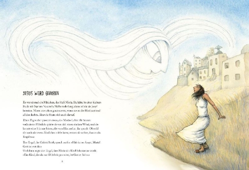 Buchcover und Innenansicht für das Buch: Unsere allerbeste Kinderbibel