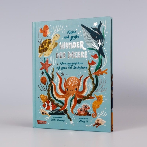Buchcover und Innenansicht für das Buch: 5 Minutes Ocean Stories