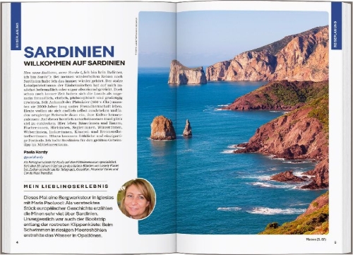 Buchcover und Innenansicht für das Buch: LONELY PLANET Reiseführer Sardinien