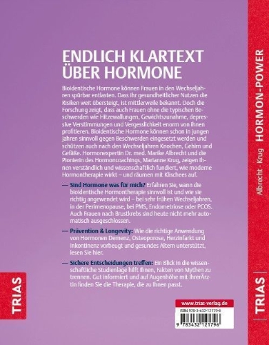 Buchcover und Innenansicht für das Buch: Hormon-Power