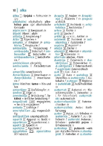 Buchcover und Innenansicht für das Buch: Langenscheidt Universal-Wörterbuch Kroatisch