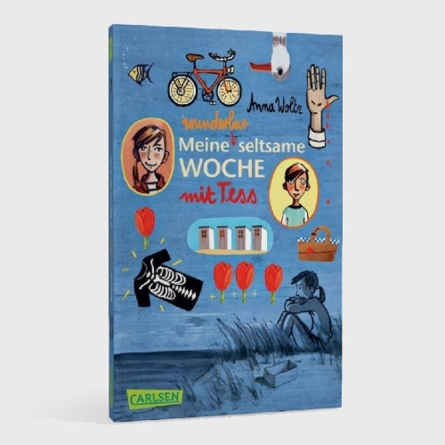 Buchcover und Innenansicht für das Buch: Mijn bijzonder rare week met Tess