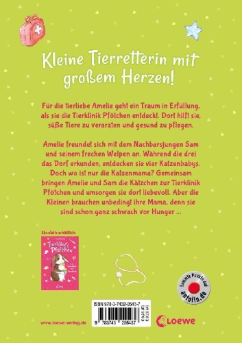 Buchcover und Innenansicht für das Buch: Animal Ark: Kitten Rescue