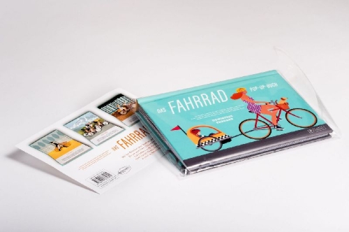 Buchcover und Innenansicht für das Buch: A bicyclette