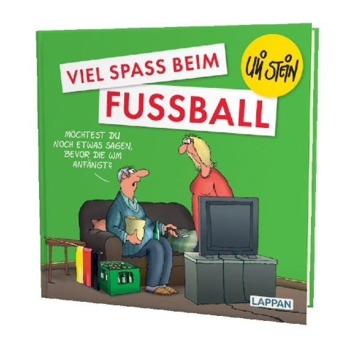 Buchcover und Innenansicht für das Buch: Uli Stein: Freizeit & Beruf: Viel Spaß beim Fußball