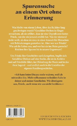 Buchcover und Innenansicht für das Buch: Frieda