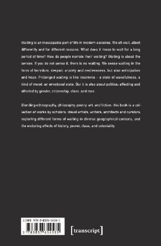 Buchcover und Innenansicht für das Buch: Waiting - A Project in Conversation