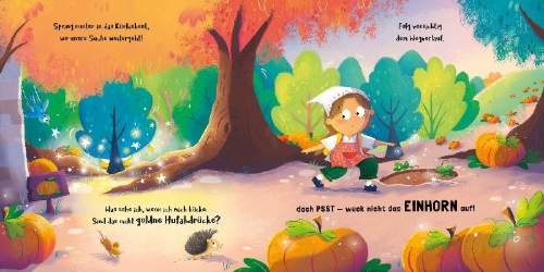 Buchcover und Innenansicht für das Buch: Don't Disturb the Unicorn