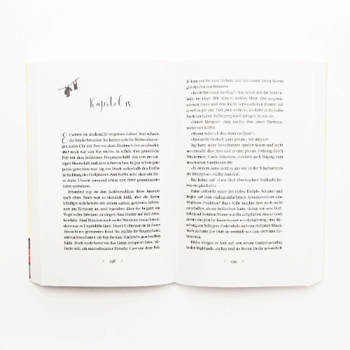 Buchcover und Innenansicht für das Buch: Das kleine Bücherdorf: Sommerzauber