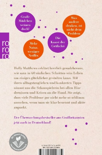 Buchcover und Innenansicht für das Buch: The Happy Me Project