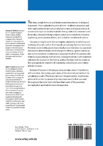Buchcover und Innenansicht für das Buch: Radiative Processes in Astrophysics