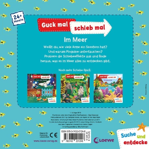 Buchcover und Innenansicht für das Buch: First Explorers - Sea Creatures