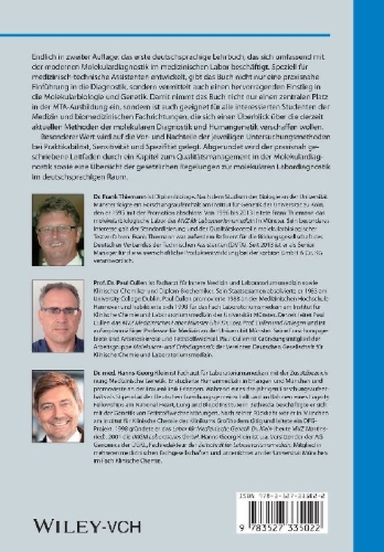 Buchcover und Innenansicht für das Buch: Molekulare Diagnostik