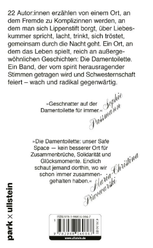 Buchcover und Innenansicht für das Buch: Die Damentoilette