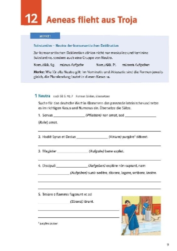 Buchcover und Innenansicht für das Buch: Pontes 2 Gesamtband (ab 2020) - Das Trainingsbuch zum Schulbuch 2. Lernjahr