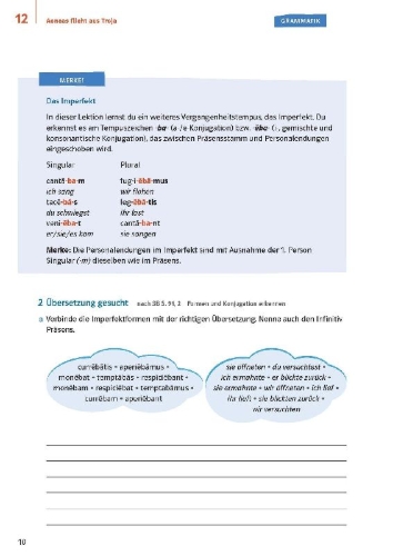 Buchcover und Innenansicht für das Buch: Pontes 2 Gesamtband (ab 2020) - Das Trainingsbuch zum Schulbuch 2. Lernjahr
