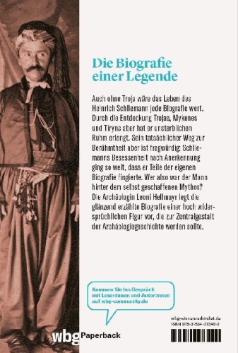 Buchcover und Innenansicht für das Buch: Der Mann, der Troja erfand