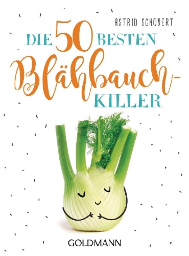Buchcover und Innenansicht für das Buch: Die 50 besten Blähbauch-Killer