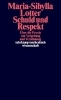 Buchcover und Innenansicht für das Buch: Schuld und Respekt