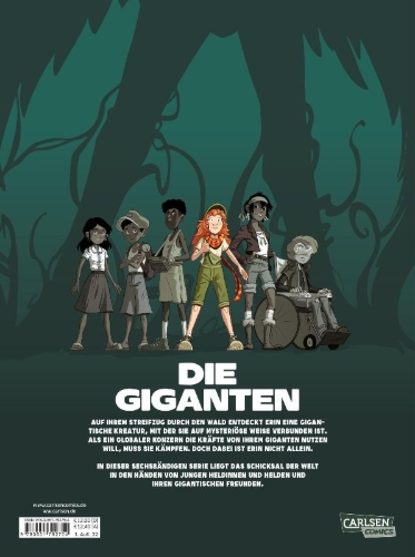 Buchcover und Innenansicht für das Buch: Die Giganten 1: Erin