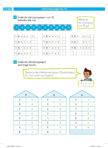 Buchcover und Innenansicht für das Buch: Klett Die Mathe-Helden Kopfrechnen 2. Klasse. Mathematik in der Grundschule