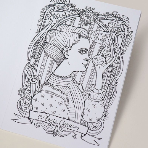 Buchcover und Innenansicht für das Buch: Good Night Stories for Rebel Girls: Rebel Pack Coloring Book