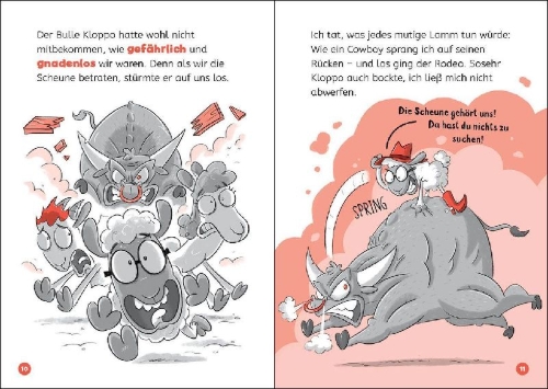 Buchcover und Innenansicht für das Buch: Raging Wool