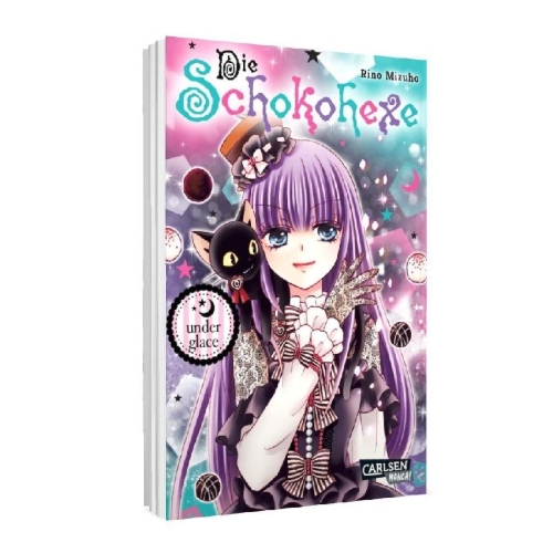Buchcover und Innenansicht für das Buch: Chocolat no Maho - tricky beans