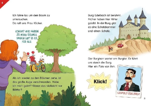 Buchcover und Innenansicht für das Buch: Tom Turbo - Lesestark - Vorsicht, wilde Fußballschuhe!