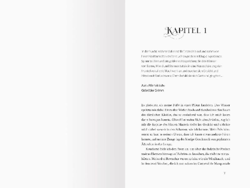 Buchcover und Innenansicht für das Buch: Ever & After, Band 2 - Die dunkle Hochzeit