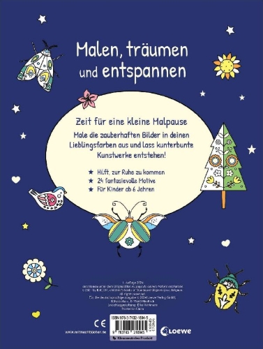 Buchcover und Innenansicht für das Buch: Au pays du calme