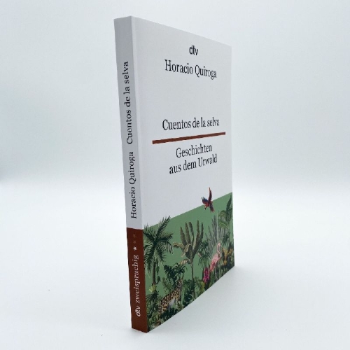 Buchcover und Innenansicht für das Buch: Cuentos de la selva Geschichten aus dem Urwald