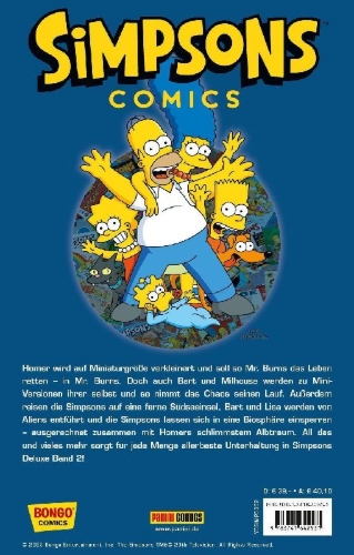 Buchcover und Innenansicht für das Buch: Groening, M: Simpsons Comics Deluxe