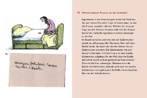 Buchcover und Innenansicht für das Buch: Klär mich auf