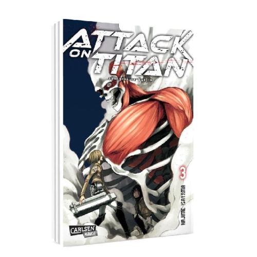 Buchcover und Innenansicht für das Buch: Shingeki no Kyojin