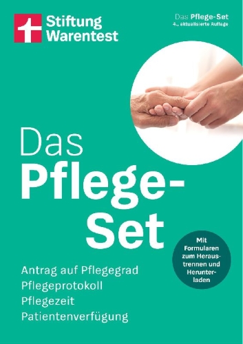 Buchcover und Innenansicht für das Buch: Das Pflege-Set