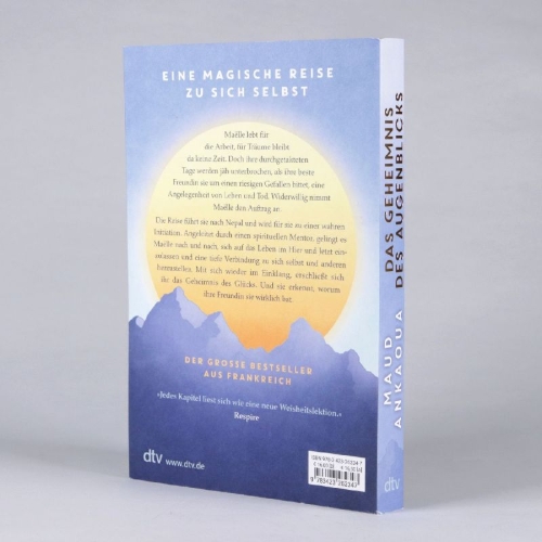 Buchcover und Innenansicht für das Buch: Das Geheimnis des Augenblicks
