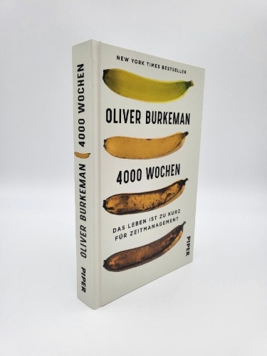 Buchcover und Innenansicht für das Buch: 4000 Wochen