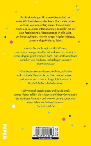 Buchcover und Innenansicht für das Buch: Breath