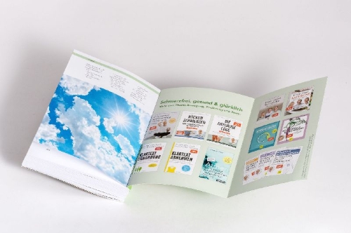 Buchcover und Innenansicht für das Buch: Lange gut leben