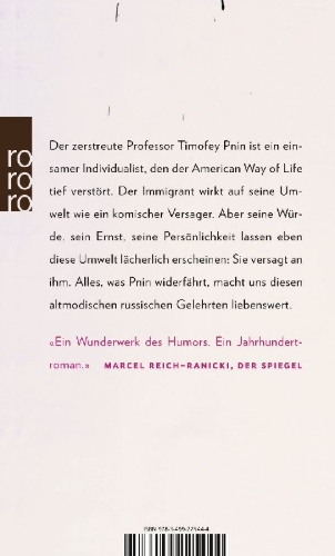 Buchcover und Innenansicht für das Buch: Pnin