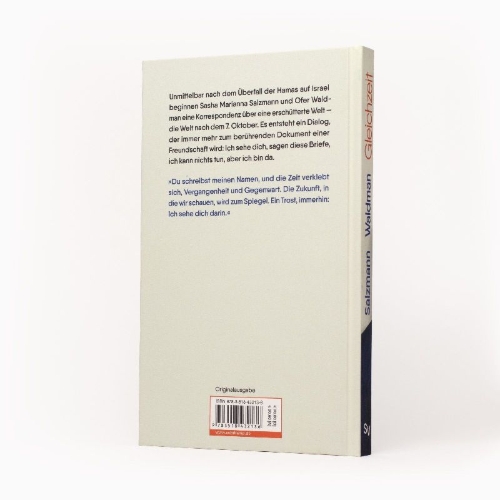 Buchcover und Innenansicht für das Buch: Gleichzeit