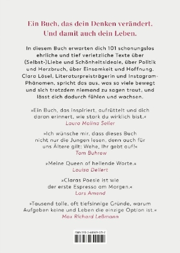 Buchcover und Innenansicht für das Buch: Wehe du gibst auf