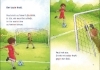 Buchcover und Innenansicht für das Buch: Leselöwen 1. Klasse - Ein galaktisch gutes Fußballspiel