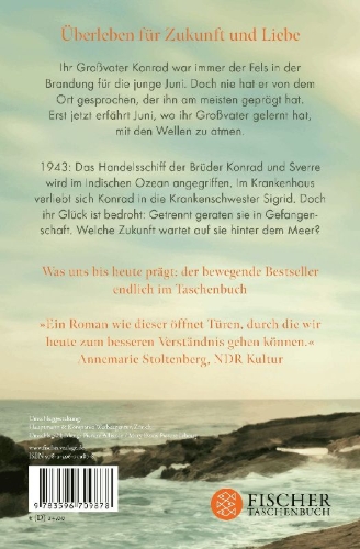 Buchcover und Innenansicht für das Buch: Morfar pustet med havet