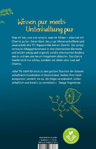 Buchcover und Innenansicht für das Buch: Komisch, alles chemisch!