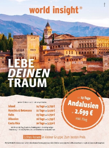 Buchcover und Innenansicht für das Buch: DUMONT Bildatlas Andalusien