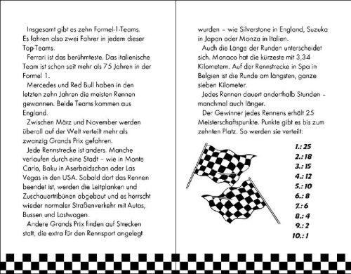 Buchcover und Innenansicht für das Buch: Racing Legends (Band 2) - Max Verstappen